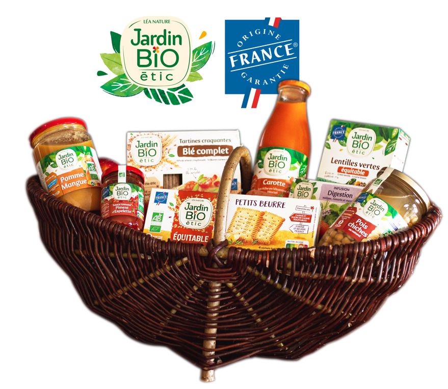 Jardin BiO étic®, première marque nationale d'épicerie bio certifiée  Origine France Garantie - La veille des innovations alimentaires